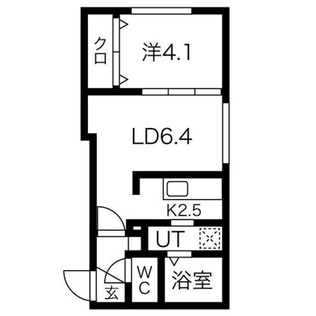 La Felice 北30条の物件間取画像